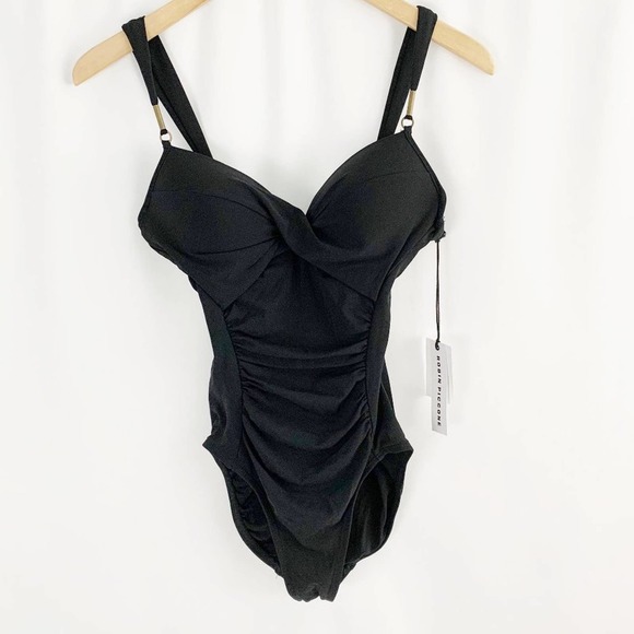 NWT Robin Piccone Ava Twist One Piece Swim… - Picture 1 of 15